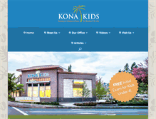 Tablet Screenshot of kona-kids.com